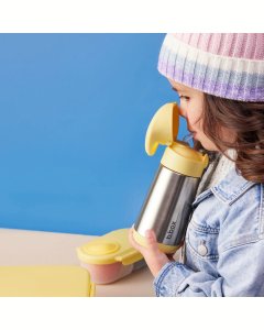 B.Box 350ml Insulated Drink Bottle Yellow