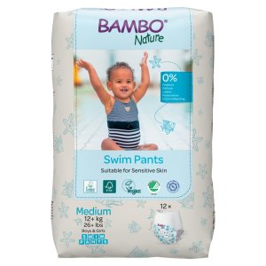 Bambo Nature Disposable Swim Diaper Pants Medium Size