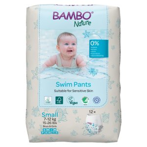 Bambo Nature Disposable Swim Diaper Pants Small Size