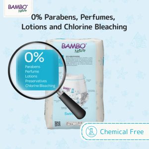 Bambo Nature Disposable Swim Diaper Pants Small Size