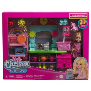 Mattel Barbie Chelsea Can Be… Toy Store Playset With Small Blonde Doll HNY59