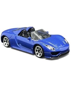 CCA 1:61 Porsche 918 Spyder | Magnetic Series Blue Diecast Scale Model Car