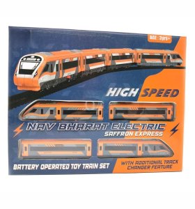 Centy High Speed NAV Bharat Electric Saffron Express Train Toy Set