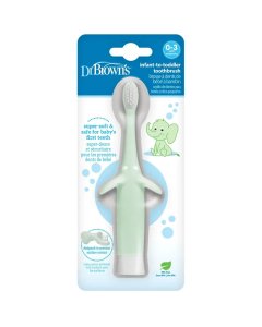 Dr. Brown's Infant-to-Toddler Toothbrush Mint Elephant