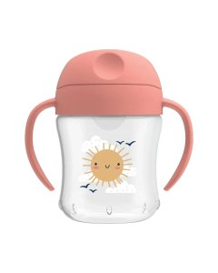 Dr. Brown’s 6oz 180mL Soft-Spout Transition Cup Pink