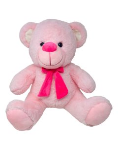 Fun Zoo Classic Bear Soft Toy Pink 40cm