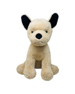 Fun Zoo Smart Bull Dog Soft Toy Light Brown 70cm