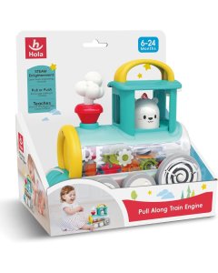Hola Pull Along Train Engine Toy