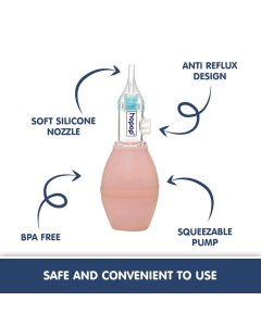 Hopop Nose Cleaner Aspirator Peach
