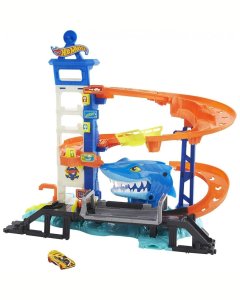 Hot Wheels City Attacking Shark Escape Playset