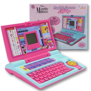 Krriiddaank Minnie Mouse English Learner Laptop for Kids