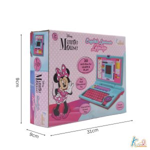 Krriiddaank Minnie Mouse English Learner Laptop for Kids