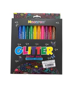 Macaron Glitter Marker Pack Shimmery Colours