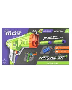 Dart Zone Max Nitroshot+ Venom Pro Green