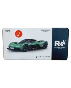 RW Aston Martin Valkyrie 1:64 Diecast Scale Model Car Light Green