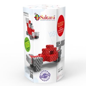 Sakara Cubes Learning Game Theme Automobile 52pcs