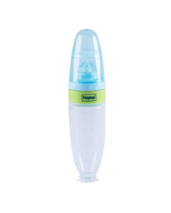 Hopop Soft Squeezy Silicone Food Feeder Spoon Blue