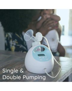 Spectra S1 Plus Electric Breast Pump White-Sky Blue