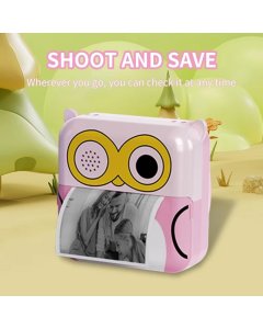 TF Kids Print Camera Pink