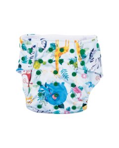Hopop Washable and Reusable Cloth Diaper Green