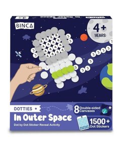 Binca Dot Art Dotties In Outer Space