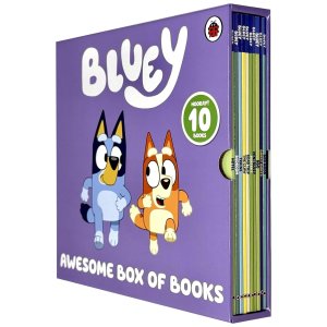 Bluey Awesome Box Of Books 10 Books Box Set