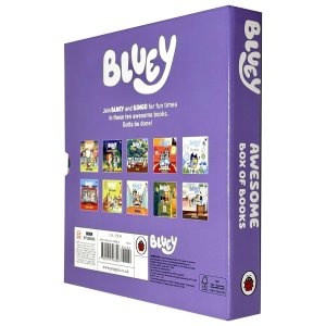 Bluey Awesome Box Of Books 10 Books Box Set