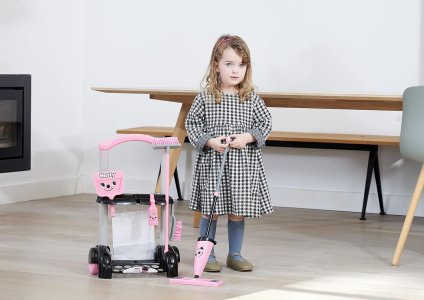 Casdon Hetty Cleaning Trolley Playset Pink