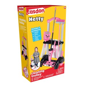 Casdon Hetty Cleaning Trolley Playset Pink