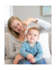 Dr. Brown's Wooden Soft & Safe Baby Brush & Comb