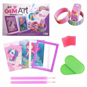 Ekta 2In1 Gem Art Craft Kit