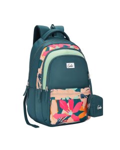 Genie Auralis School Backpack 17 Inch Dark Green