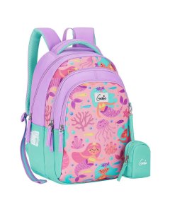 Genie Bubbles School Backpack 15 Inch Lavender