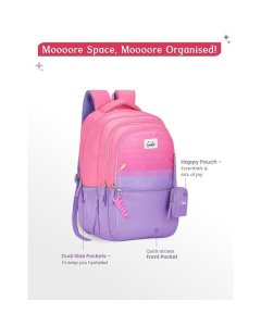 Genie Celestia School Backpack 19 Inch Purple
