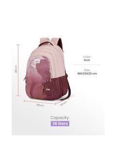Genie Emberlit School Backpack 19 Inch Rust