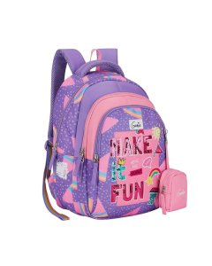 Genie Fun Pop School Backpack 15 Inch Purple