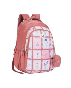 Genie Liora School Backpack 19 Inch Rose