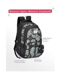 Genie Morphi School Backpack 19 Inch Black