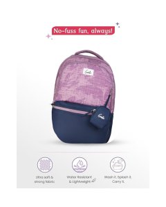 Genie Nora School Backpack 19 Inch Wine