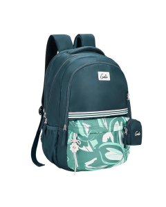 Genie Petalis School Backpack 19 Inch Dark Green