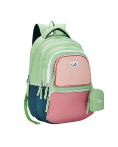 Genie Razzle School Backpack 17 Inch Green