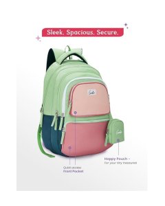 Genie Razzle School Backpack 17 Inch Green