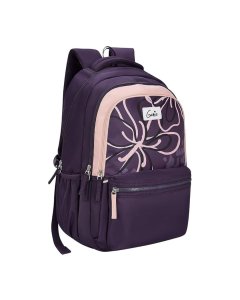Genie Rosalin School Backpack 19 Inch Wine Red