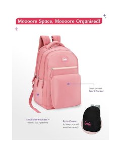 Genie Rue School Backpack 19 Inch Dusky Peach