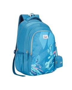 Genie Seabloom School Backpack 19 Inch Steel Blue