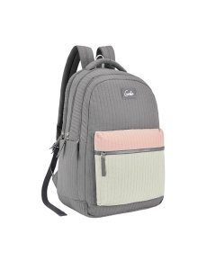 Genie Snuggle School Backpack 19 Inch Grey