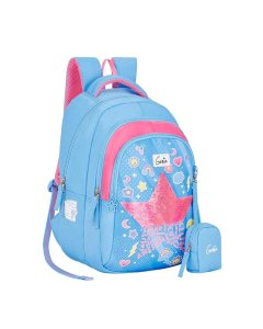 Genie Starlis School Backpack 15 Inch Blue