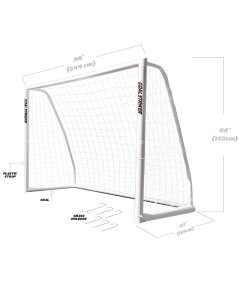 Innov8 Backyard Wheather Proof Soccer Goal