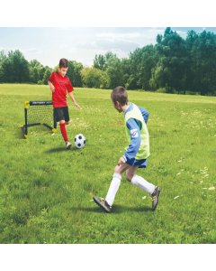 innov8 Goal Striker Sports Folding Double Mini Soccer Goal Set