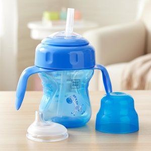 Mee Mee 2in1 Spout and Straw Sipper Cup Blue 150ml